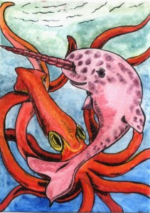 Narwhal vs Giant Squid