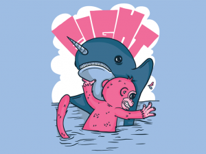 Narwhal Fighting Monkey